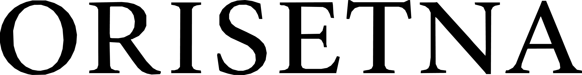 ORISETNA wordmark